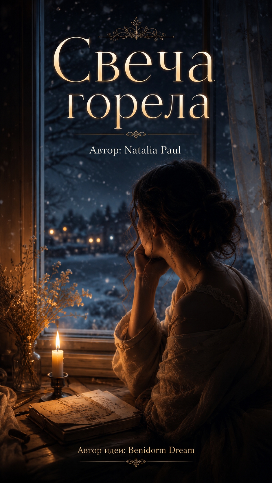 🕯️ Свеча горела | Стихотворение о любви и воспоминаниях | Natalia Paul #shorts