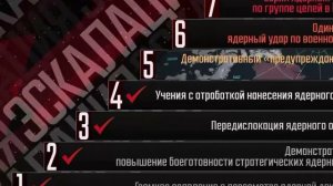 Ядерная эскалация следующая ступень предпоследняя 5-я демонстративная детонация.