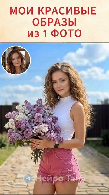 Нейросеть собрала мои лучшие образы из 1 фото
