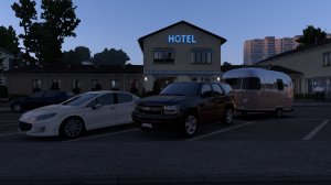 ETS 2 1.60 [RP]. Еду отдыхать на море из Минска в Анапу на Chevrolet Tahoe 2007. Ч-3 Финал