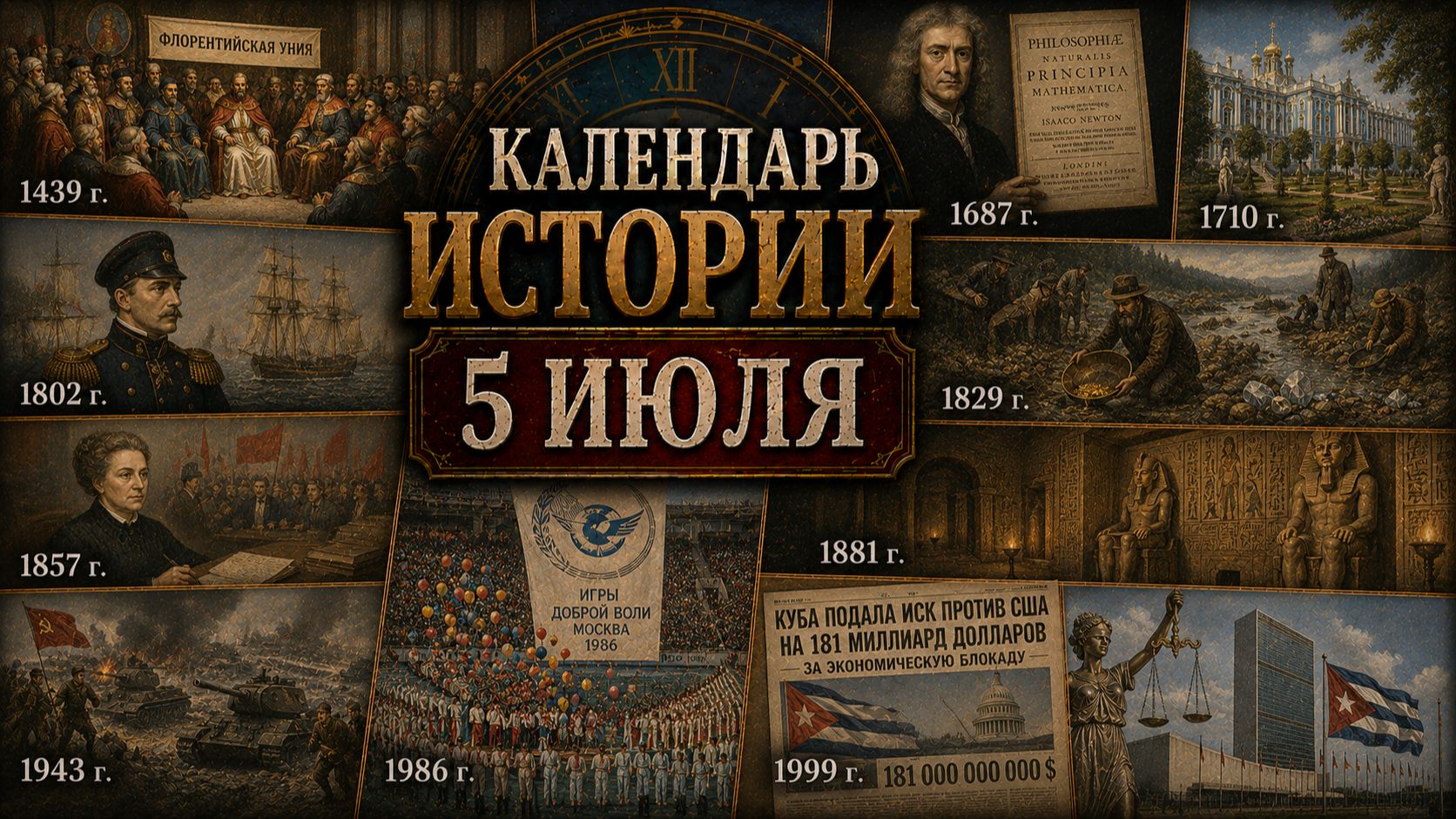 КАЛЕНДАРЬ ИСТОРИИ 5 ИЮЛЯ