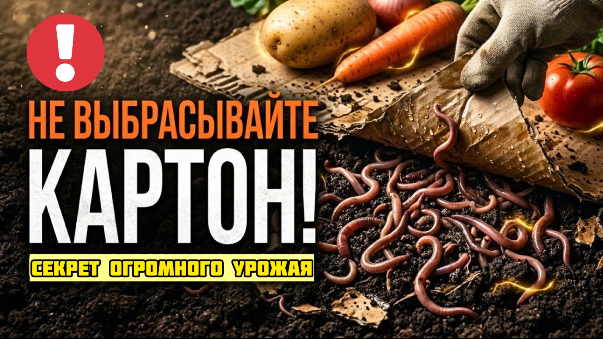 Картонок золото: Секрет небывалого урожая: черви и рыхлая почва, мульча от сорняков и фитофторы! смотреть онлайн