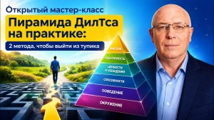 Мастер-классе «Пирамида Дилтса на практике: 2 метода, чтобы выйти из тупика»