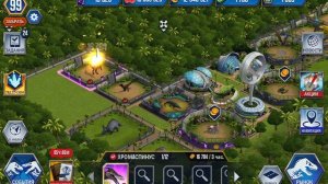 Прошла четыре схватки, и прокачала до 20 уровня, « Я играю в Jurassic world the Game «