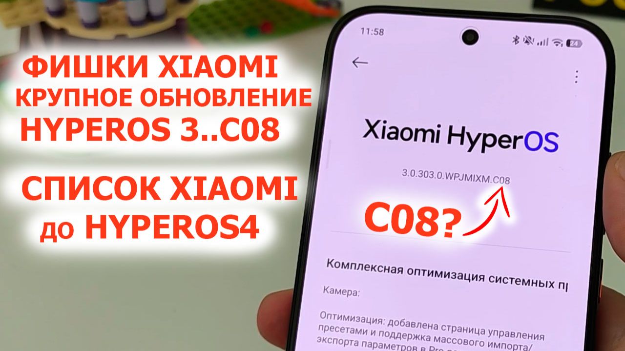 ВЫХОДЯТ НОВЫЕ КРУПНЫЕ ОБНОВЛЕНИЯ HyperOS 3.0.304🔥Фишки XIAOMI и Какие Xiaomi обновятся до HyperOS4 смотреть онлайн