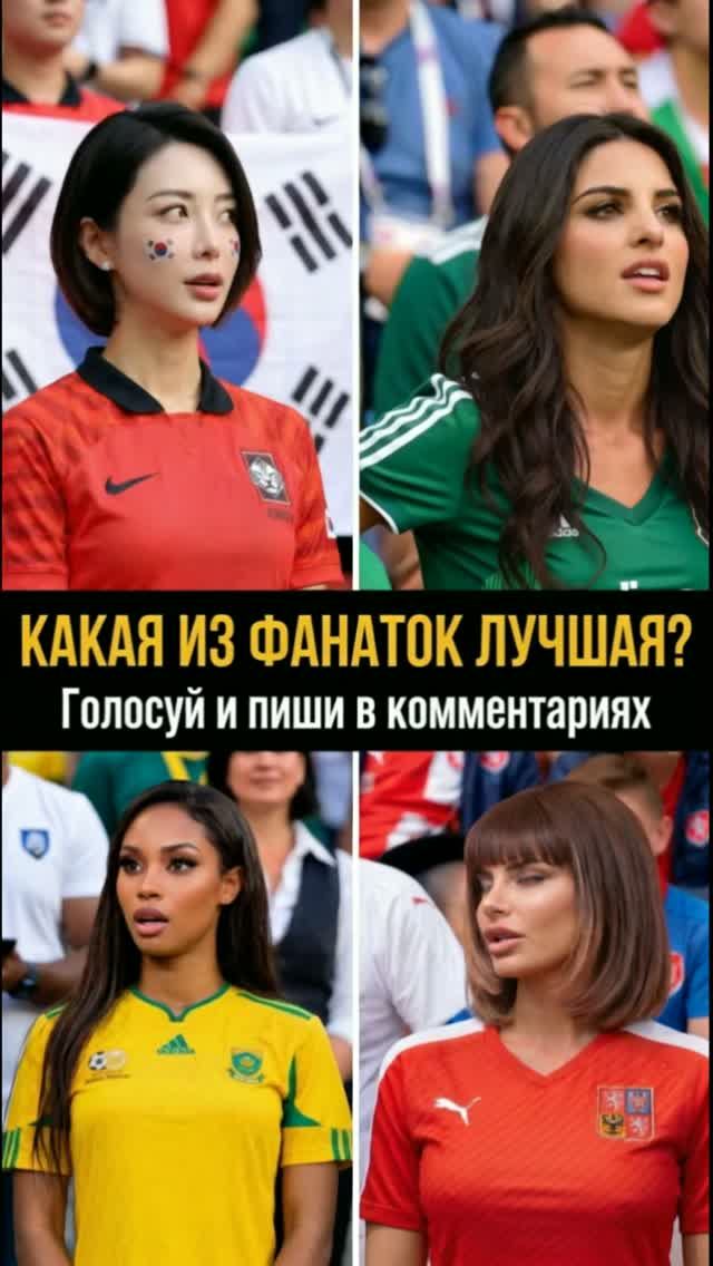 Какая фанатка лучшая? | Группа А: Южная Корея, Мексика, Южная Африка, Чехия