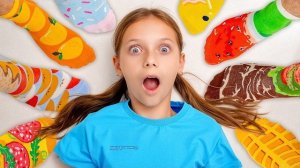 🍔✨ Стефи превращает фастфуд в волшебные мягкие игрушки! 🧸🌈