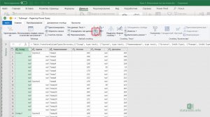 Заполнение пустых ячеек в Power Query в Excel 2016