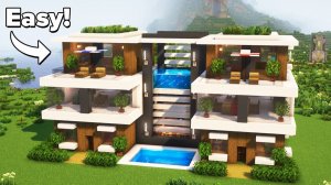 Minecraft. Как построить современный дом. Пошаговое руководство🏠