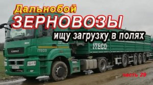 Дальнобой / зерновозы,заблудился в полях.часть 29