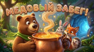 МЕДОВЫЙ ЗАБЕГ, ЧТО ЗА ВКУСНЯТИНУ ПРИНЁС НАШ МИШКА, МУЛЬТИКИ ДЛЯ ДЕТЕЙ