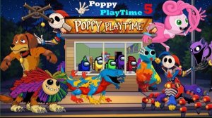 АМОНГ АС ПРОТИВ ПОППИ ПЛЕЙТАЙМ В ШАУРМИЧНОМ КИОСКЕ AMONG US Vs. POPPY PLAYTIME