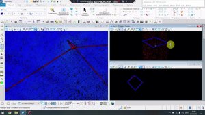 Работа с вертикальным и горизонтальным разрезом TerraScan.