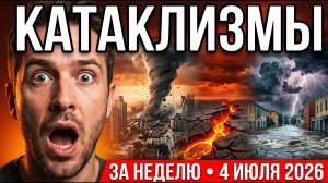 Катаклизмы за неделю 4 июля❗ Землетрясение в Крыму, Сегодня❗ Украина, Киев Ураган США Европа Торнадо