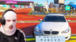 человек с просроченными правами играет в FORZA HORIZON 6 [Monver]