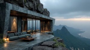 Deep work music ｜ Chillout deep for high focus and productivity in a mountain cliff villa