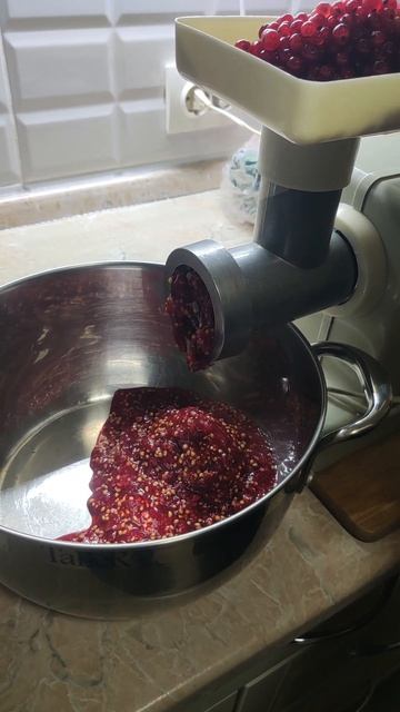 Советская мясорубка и красная смородина