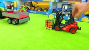Трактор и много других машинок! Видео для детей 🚜🪨