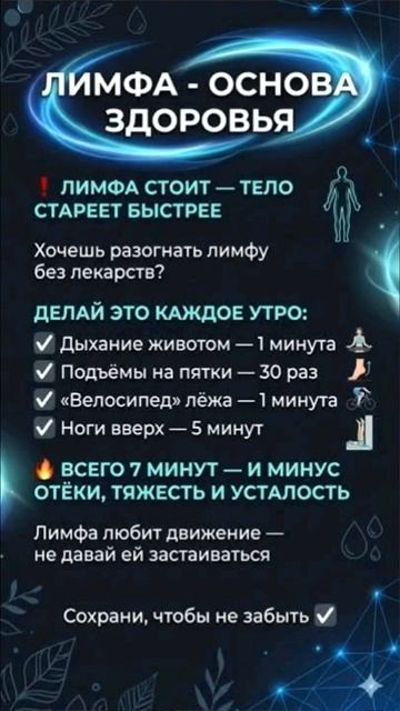 Лимфа - основа здоровья