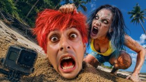 Моя девушка СТАЛА ЗОМБИ 😱 снимаем ФИЛЬМ УЖАСОВ
