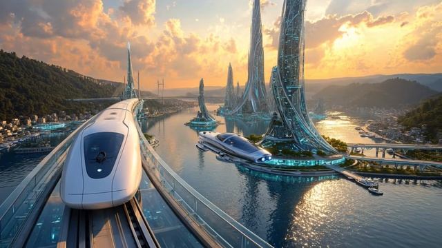 CAELORIA PRIME： The Sky City of Tomorrow ｜ 1-Hour Cinematic Sci-Fi Ambient смотреть онлайн