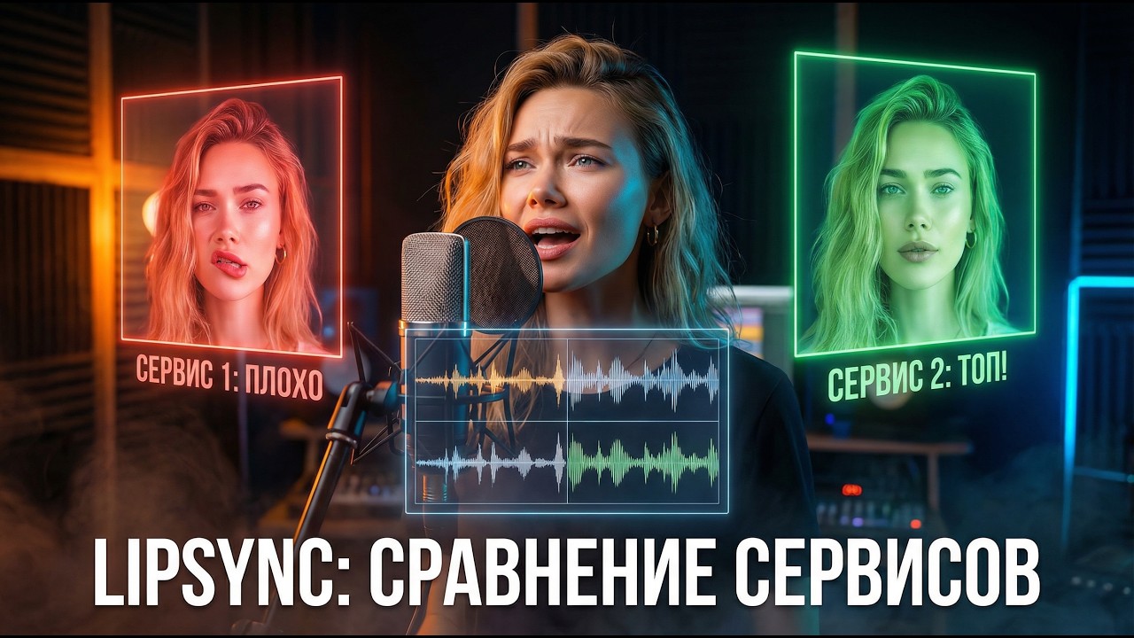Как заставить ИИ-персонажа петь и говорить? Выбираем лучшую нейросеть (Lipsync)