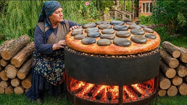 Мясной Пирог на Горячих Камнях 🔥 🥩