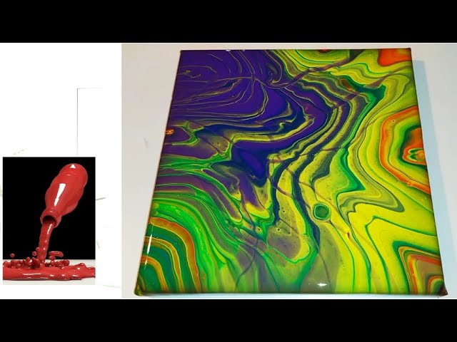 Акриловая заливка, таинство жидкого акрила. Fluid Art_ Abstract Art смотреть онлайн