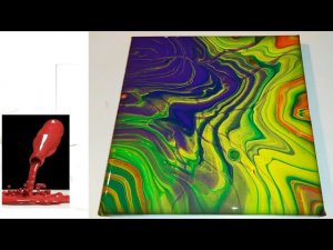 Акриловая заливка, таинство жидкого акрила. Fluid Art_ Abstract Art