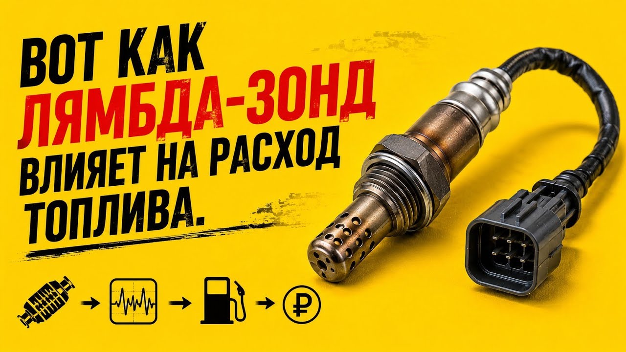 ВОТ ПОЧЕМУ ЛЯМБДА- ЗОНД ТАК СИЛЬНО ВЛИЯЕТ НА РАСХОД ТОПЛИВА . смотреть онлайн