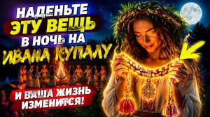 Наденьте эту вещь в ночь Ивана Купала. И просто ждите чудо.