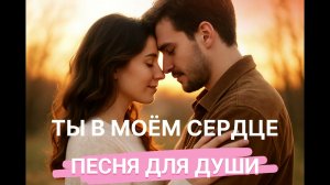 ТЫ В МОЁМ СЕРДЦЕ — НОВАЯ ПЕСНЯ О ЛЮБВИ, КОТОРУЮ ХОЧЕТСЯ СЛУШАТЬ СНОВА