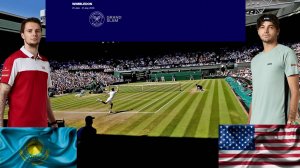 6/07 ⏰20:00 (10) 🇰🇿Александр Бублик - (6) 🇺🇸Тэйлор Фриц/🏆Grand Slam 🇬🇧Уимблдон. 4-й круг