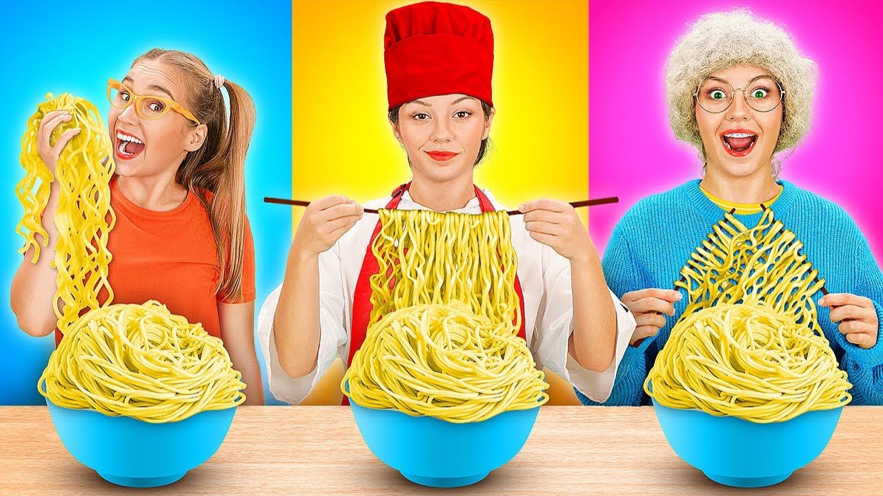 ЧЕЛЛЕНДЖ #РОДИТЕЛИ vs ДЕТИ# ## Супер-Лайфхаки Для Больших И Маленьких! Кулинарные Идеи От 123 GO!