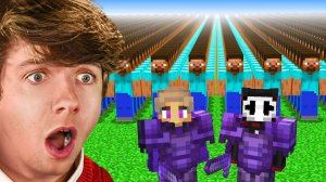 Битва 500 охотников с 500 самыми опасными игроками в Майнкрафт. Minecraft Karl