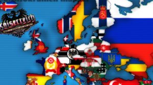 Kaiserreich. Карта 1936 року +прапори | GroßUkrainen mapper