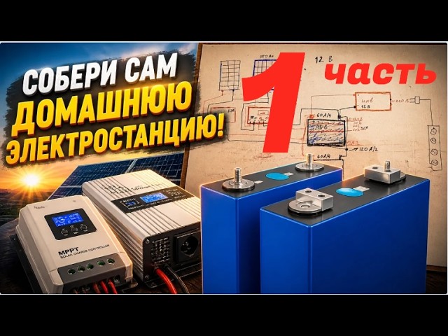 Солнечная электростанция своими руками (1 часть)