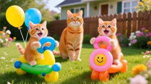 Мама-кошка подстригает шерсть на ферме и делает тигровую шапку для котят дома🐾🎩🐯