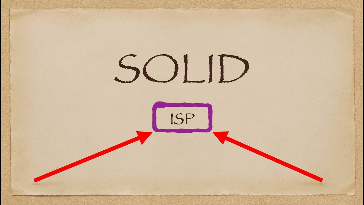 SOLID. ISP - Принцип разделения интерфейсов (Interface segregation principle) смотреть онлайн
