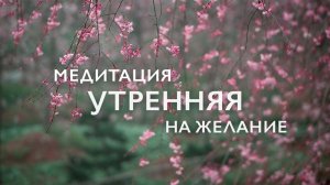Утренняя медитация 3 минуты на желания и удачу # Медитация для начинающих
