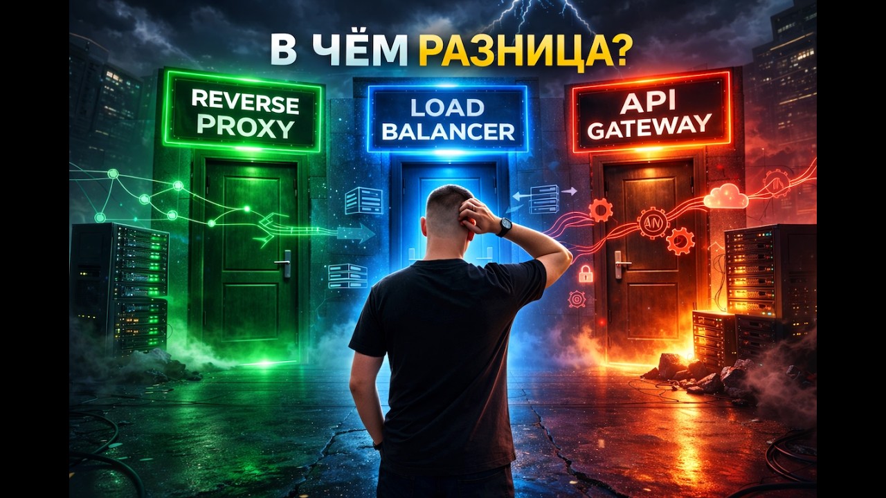 Разница Reverse Proxy, Api Gateway и Load balancer для самых маленьких DevOps смотреть онлайн
