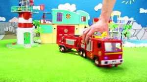Пожарная Машина и Спасательная Лодка спешат на помощь! 🚒🛥️🚨
