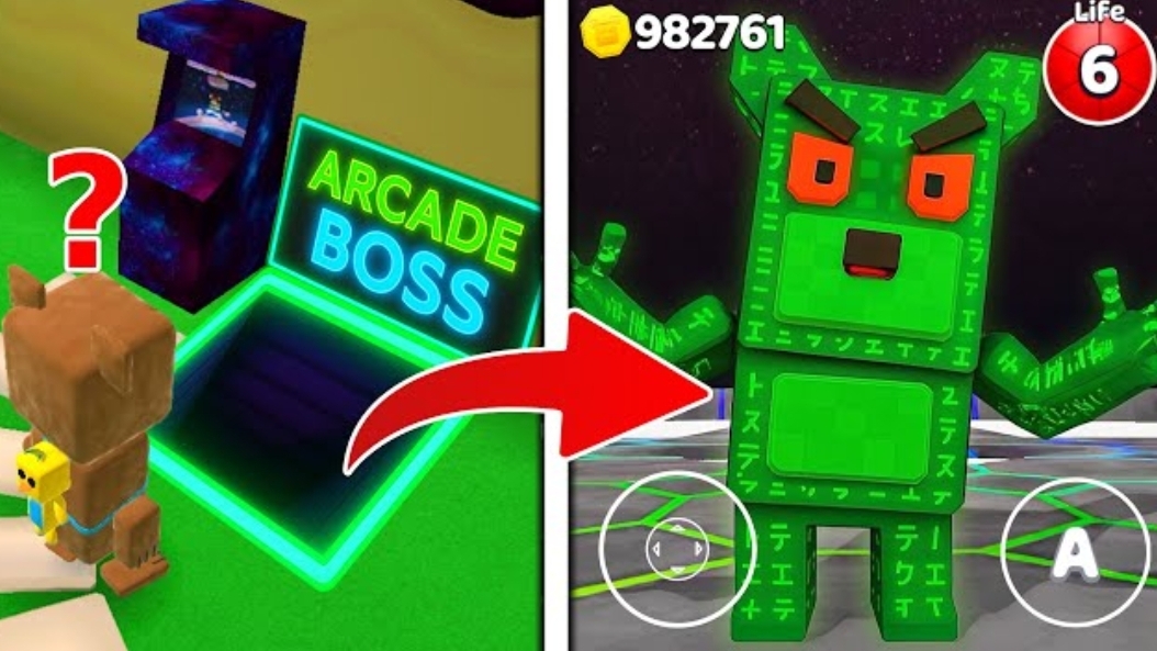 Новое обновление с аркадным боссом 😱/Прохождение игры Super Bear Adventure Приключенческие игры смотреть онлайн