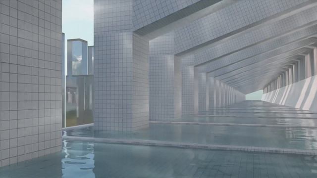 THE POOLROOMS (Exploring Backrooms ｜ Poolcore ｜ Relaxing Ambient Music ｜ 396 Hz)