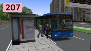 OMSI 2: Автобус №207 Дворец спорта Мегаспорт (Кольцевой)