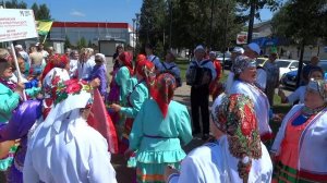 ПЕЛЕДЫШ ПАЙРЕМ. г. Благовещенск.  Марийский танец. Перед началом праздника. Видео Василия Хайбуллина