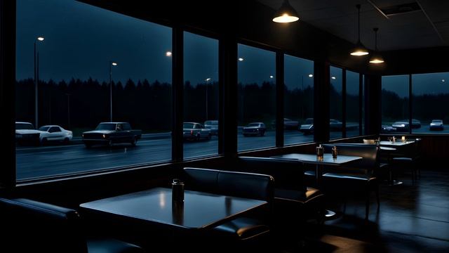 Late Night Jazz ｜ Midnight Highway Rest Stop смотреть онлайн