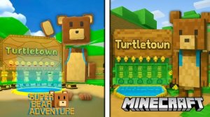 Приключения Супермедведя, но это же Minecraft 😍💎⛏️