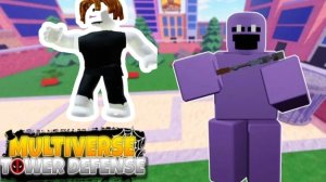 Multiverse Tower Defense тестирую спрингтрапа фиолет. убийцу!!!