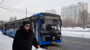 Автобус Нефаз-5299-40-52(161035) по маршруту 703